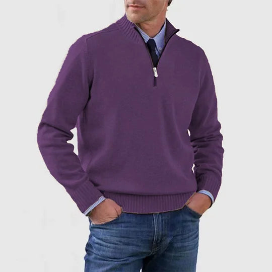Howard | Suéter con cremallera: calidez clásica y elegancia moderna