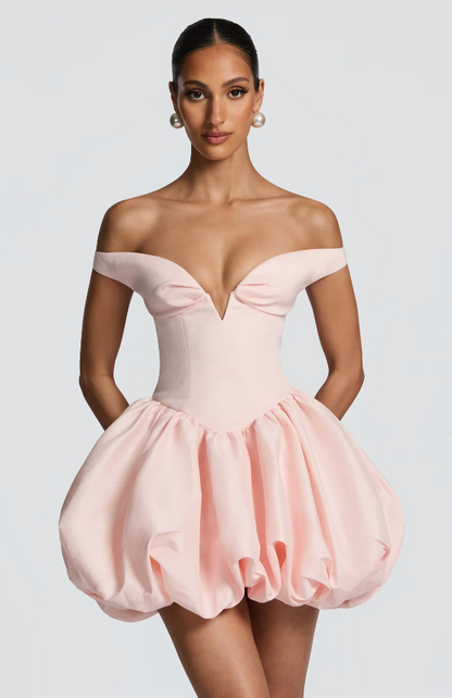 Vestido mini Eileen - Rubor