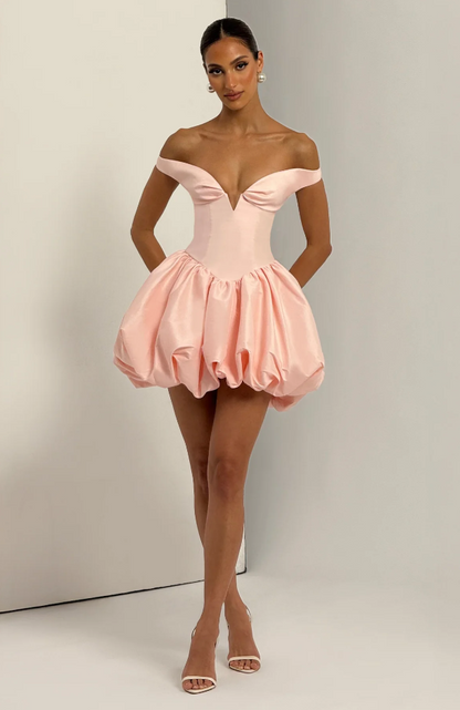 Vestido mini Eileen - Rubor