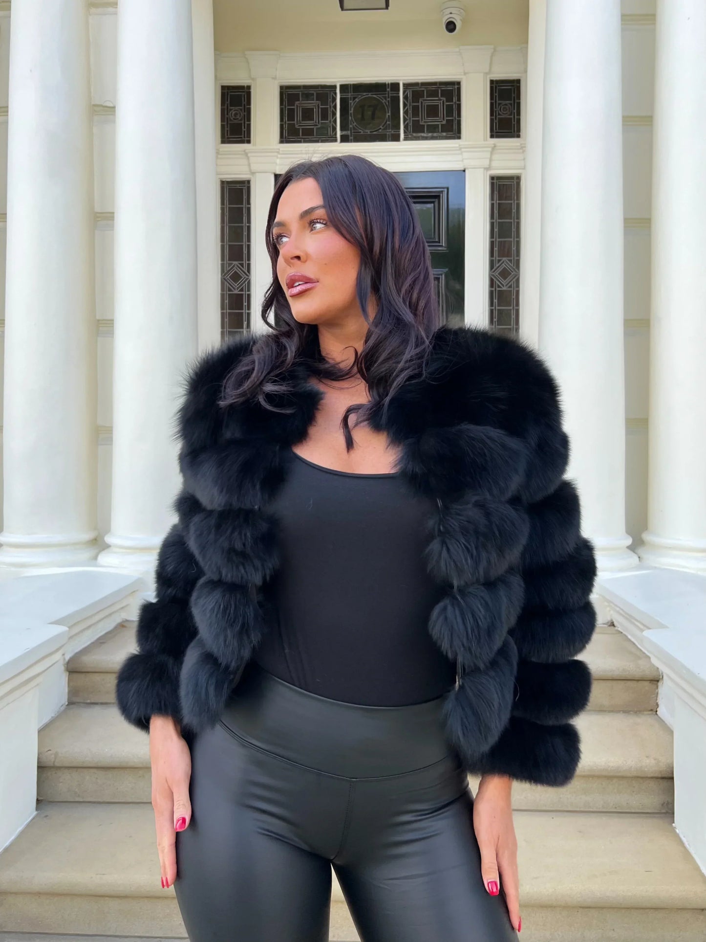 Chaqueta de piel Tiana Elegance